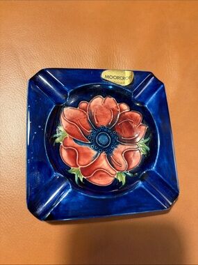 Vintage Moorcroft Anemone Ashtray